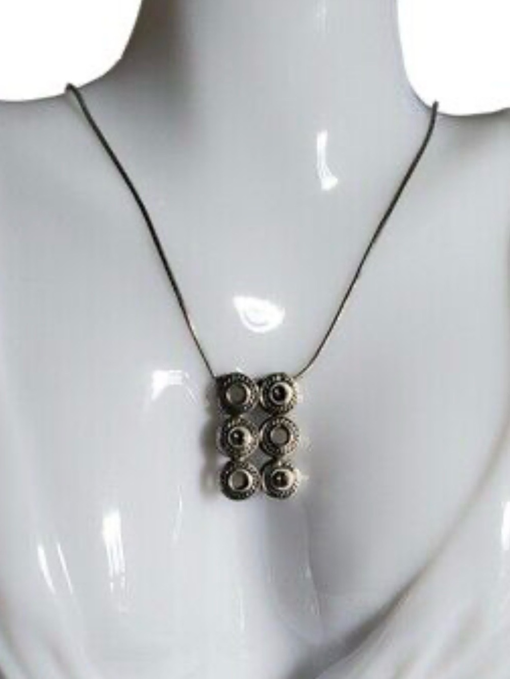 Brighton RINGS TRUE Silver Crystal Necklace 0917